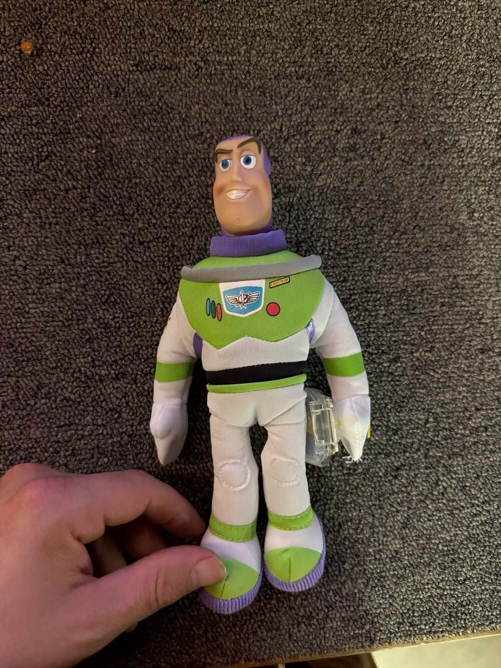 Vintage Mattel Toy Story 2 Buzz Lightyear Star Bean Plush Doll with Tags